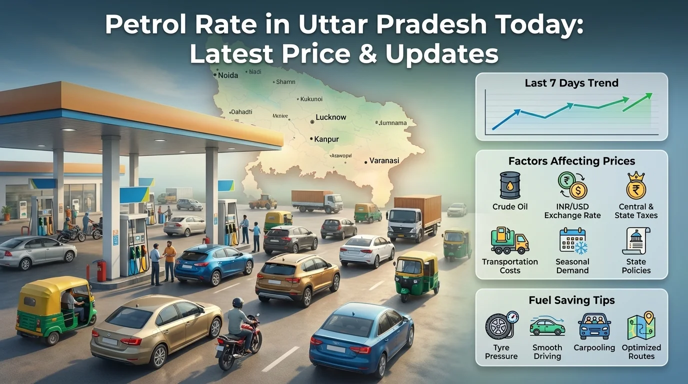 Petrol Price in UP (Uttar Pradesh)