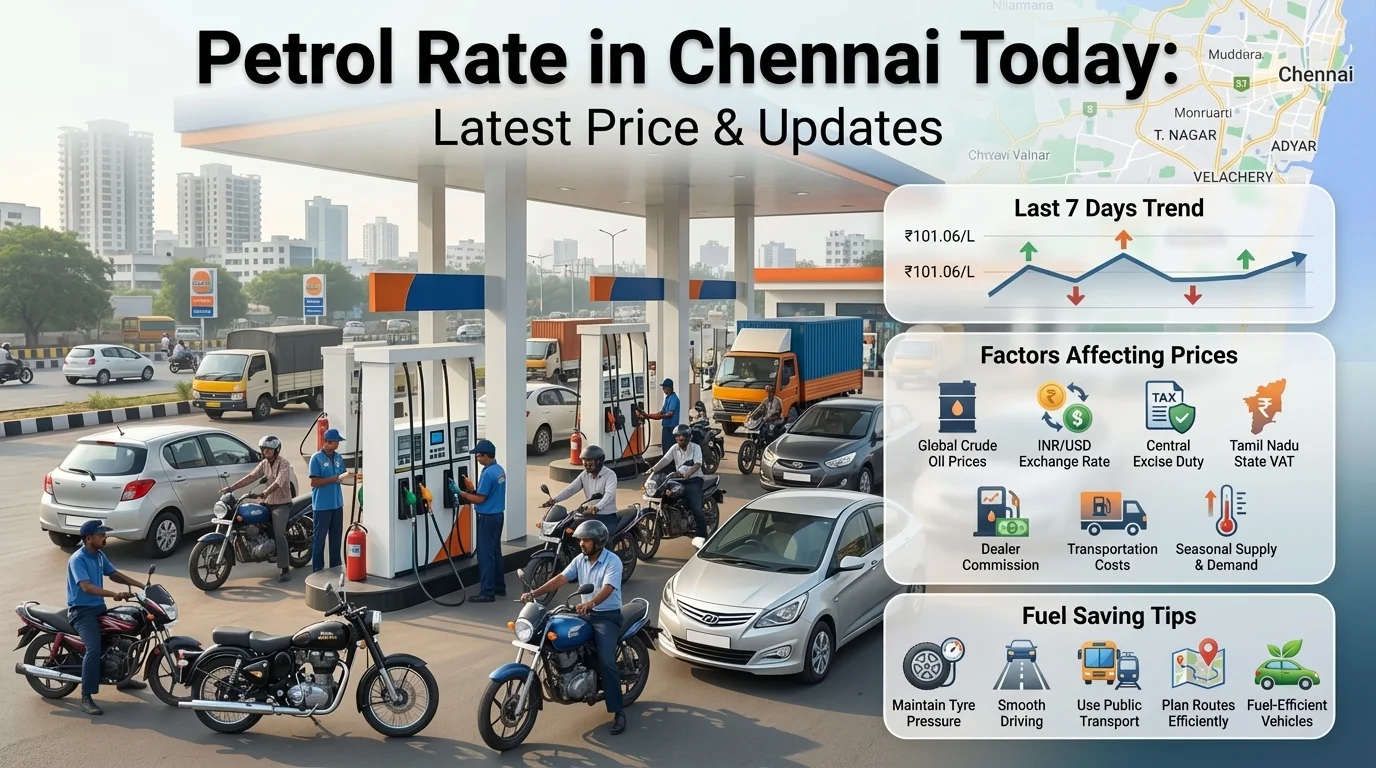 Petrol Price in Chennai